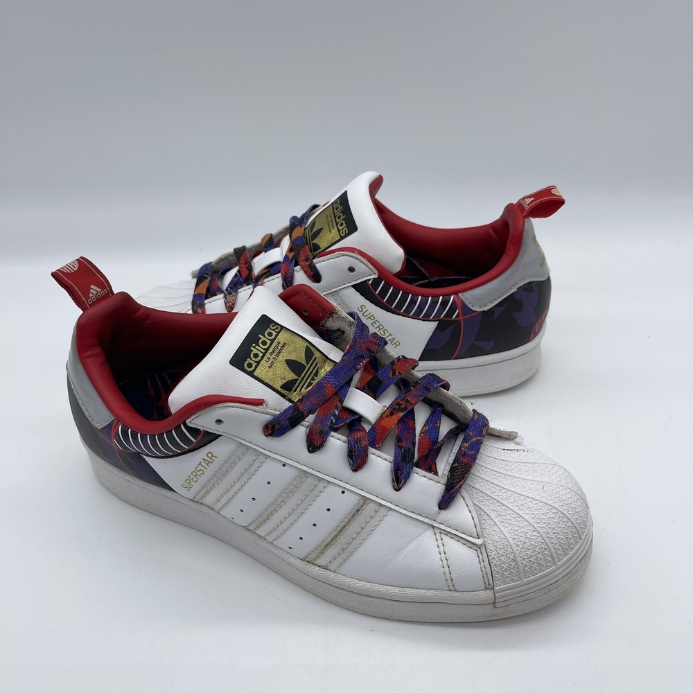 Adidas Superstar Youth SIze 4.5 Sneakers GZ7350 Chinese New Year-Year of the Ox